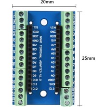 Qincao Genişletme Kartı Nano 3.0 Genişletme Kartı Adaptör Panosu Arduino Nano 3.0 V3.0 Avr ATMEGA328P ATMEGA328P-AU Modülü (Yurt Dışından)