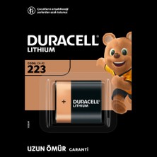 Duracell Özel Yüksek Güçlü Lityum 223 Fotoğraf Pili 6V (223 / CR-P2)