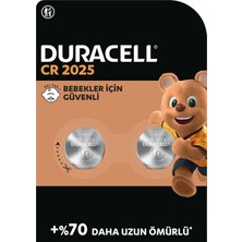 DURACELL 2025 (2’li Paket) Lityum Düğme Piller 3V