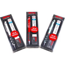 Rotrıng Kırmızı Tıkky 0.7mm Kalem+Min+Silgi Set