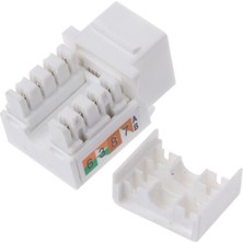 Qincao Cat6 Ağ Modülü Bilgi Soketi RJ45 Konnektör Adaptörü Keystone Jack R91A (Yurt Dışından)