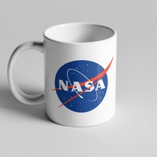 NASA Not Flat Logolu Kupa Seramik Kahve Mug