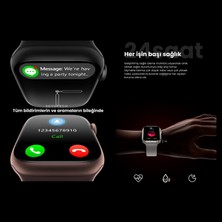 Seyutech Watch 9 Mini Akıllı Saat Zarafet Dolu Kutu Içeriği Hediye Kordon ve Bileklik