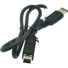 Qincao 60CM IEEE1394 Firewire 800 9 Pinli/6 Pinli Kablo, Firewire 800 400 Ieee 1394 Kablo (9 Pinli 6 Pinli) 2ft (Yurt Dışından)