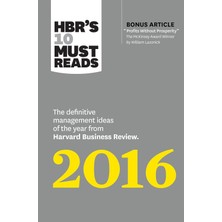 Hbr's 10 Must Reads 2016