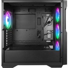 Rampage Cruıser V1 Mesh Temperli Camlı Siyah 4*14CM Rgb Fan Hub+Kumanda+Type-C E-Atx Big-T Gaming Oy