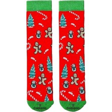 Carnaval Socks Havlu Karışık Yılbaşı Desenli Çorap