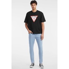 Guess Erkek    Siyah Ikonik T-Shirt