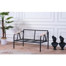 Pimango Piangel Tekli Bahçe Mobilyası,Balkon Mobilyası 2'Li 60 x 120 cm