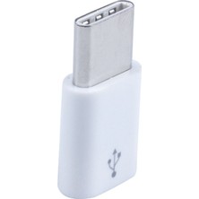 Qincao Evrensel USB Tip C 3.1 Erkek - Mikro USB 2.0 5 Pin Dişi Veri Adaptörü: 1pc (Yurt Dışından)