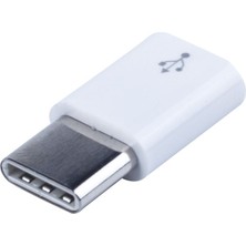 Qincao Evrensel USB Tip C 3.1 Erkek - Mikro USB 2.0 5 Pin Dişi Veri Adaptörü: 1pc (Yurt Dışından)