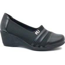 Kocamanlar Norfix 014 Feta Kadın Dolgu Topuklu Ayakkabı