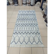 Zeyra Home 100X200 cm  Dijital Baskı Kaymaz Dod Taban Süngerli Yolluk