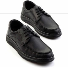 Bambi Siyah Floter  Deri Erkek Casual Ayakkabı E01442000340