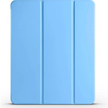 Lopard Apple Ipad Pro 12.9 2022 M2 Smart Cover Kalem Bölmeli Standlı 1-1 Kapaklı Kılıf