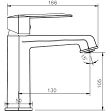 Nsk Diamantina N3018126 Lavabo Bataryası Siyah