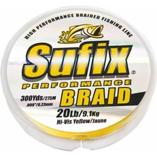 Sufix Performance Braid Ip Misina Hı Vıs YELLOW-0.18MM - 135MT - 12.2kg