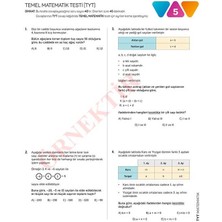 Tyt Matematik 10'lu Branş Denemeleri | Video Çözümlü | Ösym Tarzında