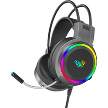 Aula S608 Rainbow 3.5mm + Usb-A Gaming Oyuncu Kulaklığı