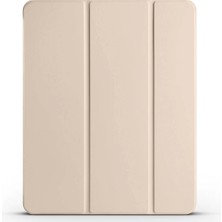 Lopard Apple Ipad Pro 12.9 2022 M2 Smart Cover Kalem Bölmeli Standlı 1-1 Kapaklı Kılıf