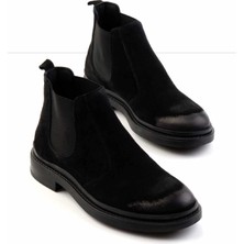 Bambi Siyah Süet  Erkek Bot & Bootie E02442055002