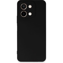 Denza Case Vivo Y28 Kılıf Soft Pürüzsüz Silikon Kılıf - Siyah