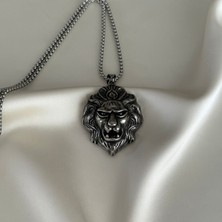 Laria Jewelry Aslan Kafası Kolye Büyük Boy