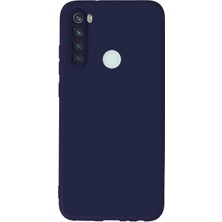 Denza Case Xiaomi Redmi Note 8 Kılıf Soft Pürüzsüz Silikon Kılıf - Lacivert