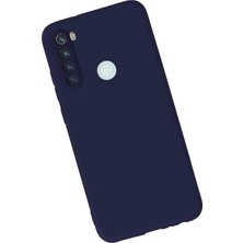 Denza Case Xiaomi Redmi Note 8 Kılıf Soft Pürüzsüz Silikon Kılıf - Lacivert