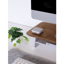 Fagus Wood Küçük Monitör Standı (Meşe)