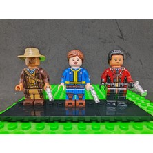 Fallout Game 3lü Mini Figür Set - Ahşap Lucy Maximus Cooper