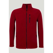 Combine Michail Kırmızı Renk Fermuarlı 3 Cepli Polar 1209 - Kırmızı