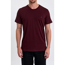Combine Michail Erkek Siyah Beyaz Bordo %100 Pamuk 3 Lü T-Shirt Paketi