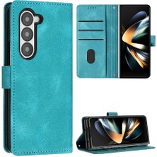 Mays Shop Samsung Galaxy Z Için Flip Case Fold 6 5g Kart Ekleme Pu Deri Cüzdan (Yurt Dışından)