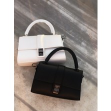 Volare Bags Kilitli Siyah El ve Çapraz Çanta