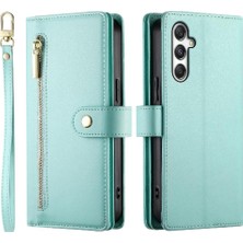 Mays Shop Samsung Galaxy M35 Bilek Kayışı Çok Fonksiyonlu Kart Yuvaları Için Flip Case (Yurt Dışından)