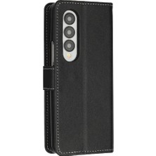 Mays Shop Samsung Galaxy Z Için Flip Case ile 4 5g Kickstand Saf Renk Kat (Yurt Dışından)