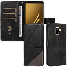 Mays Shop Samsung Galaxy A8 2018 Yüksek Kaliteli Deri Telefon Koruma Için Flip Case (Yurt Dışından)