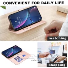 Mays Shop Realme 12 Pro 5g Için Flip Case Cüzdan Kart Yuvaları Tutucu Pu Deri Basit (Yurt Dışından)