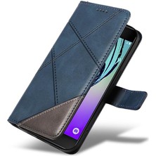 Mays Shop Elmas Dikiş Deri Telefon ile Samsung Galaxy A3 2016 Için Flip Case (Yurt Dışından)