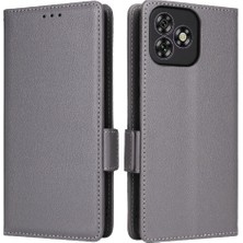 Mays Shop Oukitel C53 Cüzdan Manyetik Kart Yuvaları Için Flip Case Tutucu Yan Toka Pu (Yurt Dışından)