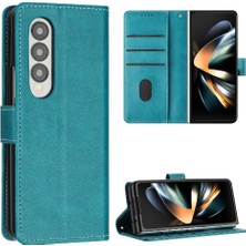 Mays Shop Samsung Galaxy Z Için Flip Case ile 4 5g Kickstand Saf Renk Kat (Yurt Dışından)