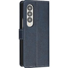 Mays Shop Samsung Galaxy Z Için Flip Case ile 4 5g Kickstand Saf Renk Kat (Yurt Dışından)