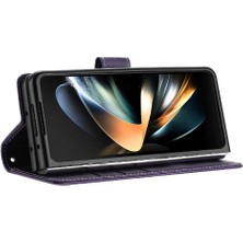 Mays Shop Samsung Galaxy Z Için Flip Case ile 4 5g Kickstand Saf Renk Kat (Yurt Dışından)