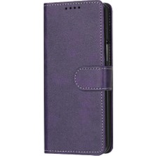 Mays Shop Samsung Galaxy Z Için Flip Case ile 4 5g Kickstand Saf Renk Kat (Yurt Dışından)