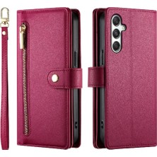 Mays Shop Samsung Galaxy M35 Cüzdan Çok Fonksiyonlu Iş Standı Için Flip Case (Yurt Dışından)