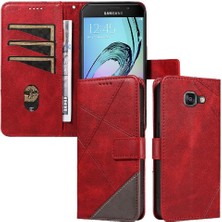 Mays Shop Elmas Dikiş Deri Telefon ile Samsung Galaxy A3 2016 Için Flip Case (Yurt Dışından)