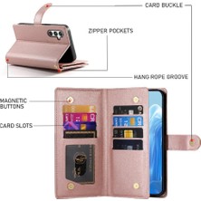 Mays Shop Samsung Galaxy M35 Bilek Kayışı Çok Fonksiyonlu Kart Yuvaları Için Flip Case (Yurt Dışından)