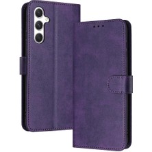 Mays Shop Kart Yuvası Saf Renk ile Samsung Galaxy M35 5g Kickstand Için Flip Case (Yurt Dışından)