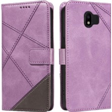 Mays Shop Elmas Dikiş ile Samsung Galaxy J4 2018 Yüksek Kalite Için Flip Case (Yurt Dışından)